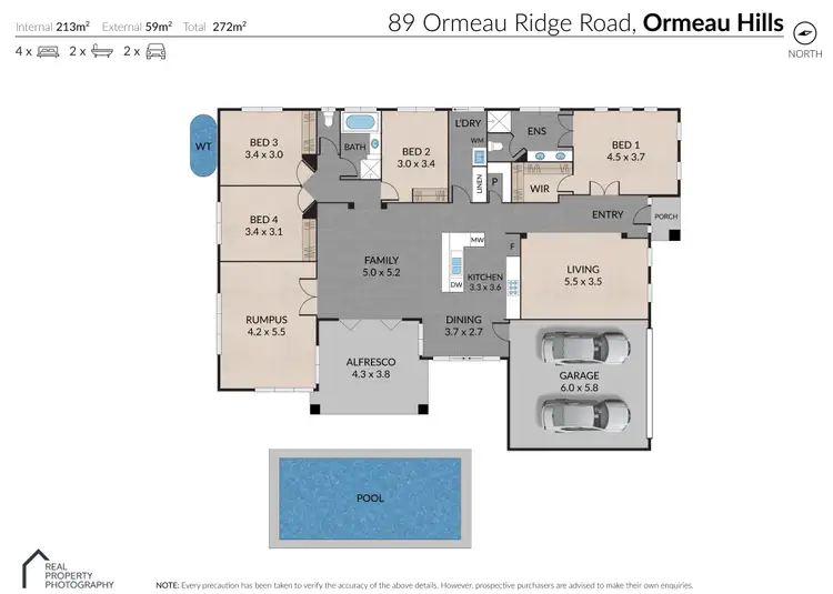 Floorplan of Homely house listing, 89 Ormeau Ridge Road, Ormeau Hills QLD 4208
