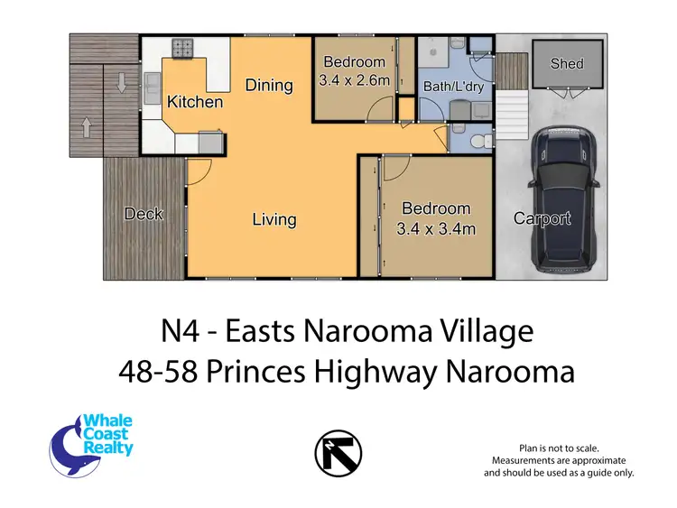Floorplan of Homely villa listing, N4/48 Princes Highway, Narooma NSW 2546