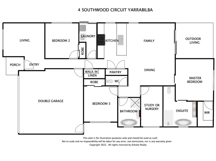 Floorplan of Homely house listing, 4 Southwood Circuit, Yarrabilba QLD 4207