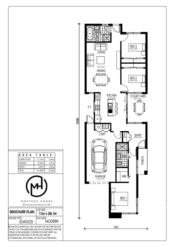 Floorplan of Homely house listing, Lot 9 Ironbark Way, Doreen VIC 3754