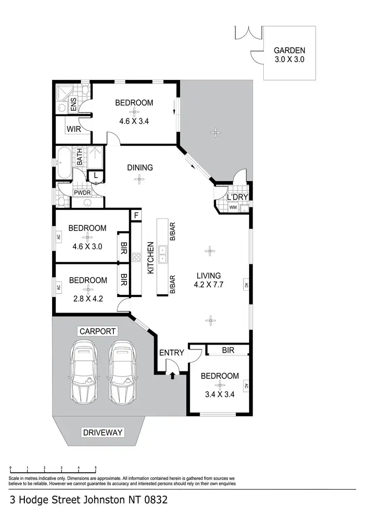 Floorplan of Homely house listing, 3 Hodge Street, Johnston NT 832