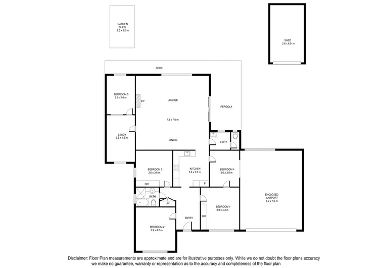Floorplan of Homely house listing, 7 Eustace Street, Mount Gambier SA 5290
