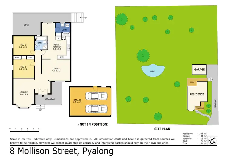 Floorplan of Homely house listing, 8 Mollison Street, Pyalong VIC 3521