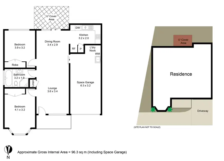 Floorplan of Homely unit listing, 6/15 Denton Park Drive, Rutherford NSW 2320