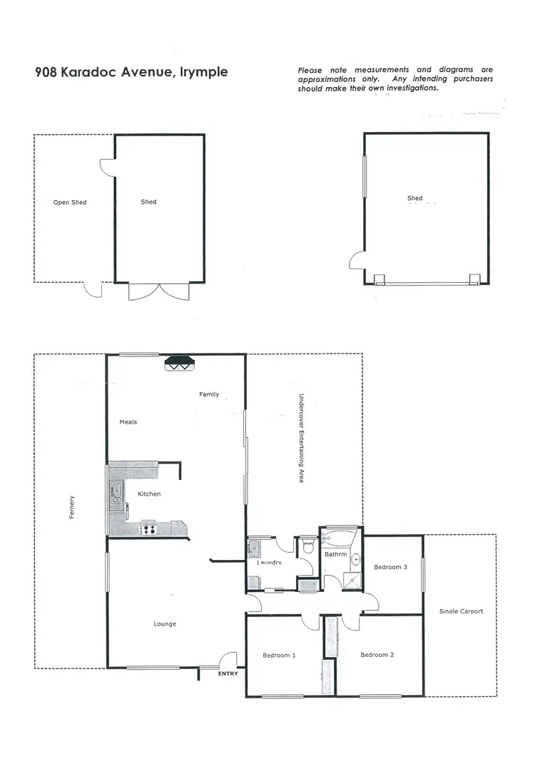 Floorplan of Homely house listing, 908 Karadoc Avenue, Irymple VIC 3498