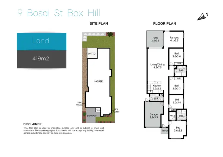 Floorplan of Homely house listing, 9 Bosal Street, Box Hill NSW 2765