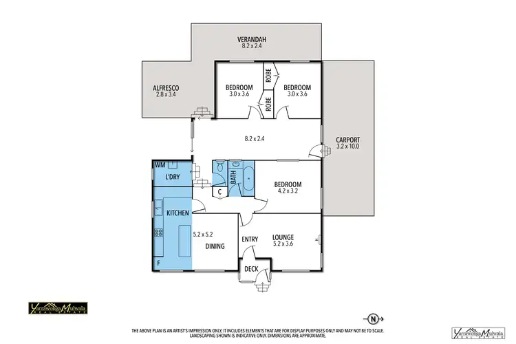 Floorplan of Homely house listing, 21 McLean Street, Yarrawonga VIC 3730