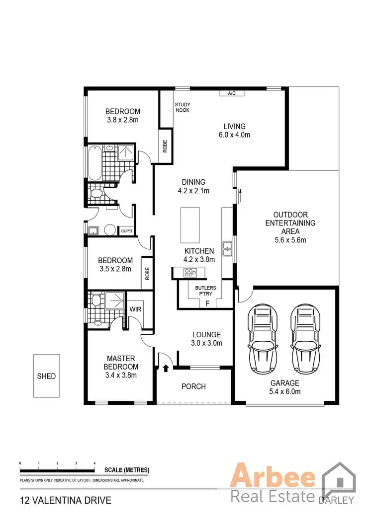 Floorplan of Homely house listing, 12 Valentina Drive, Darley VIC 3340