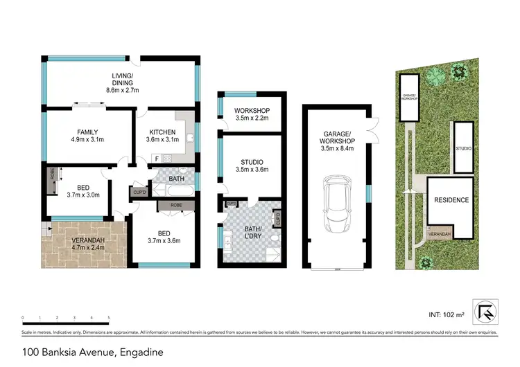 Floorplan of Homely house listing, 100 Banksia Avenue, Engadine NSW 2233