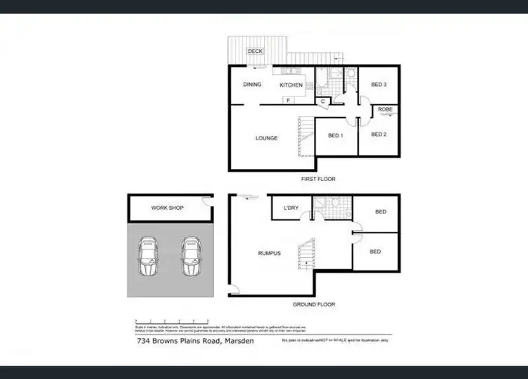 Floorplan of Homely house listing, 734 Browns Plains Road, Marsden QLD 4132