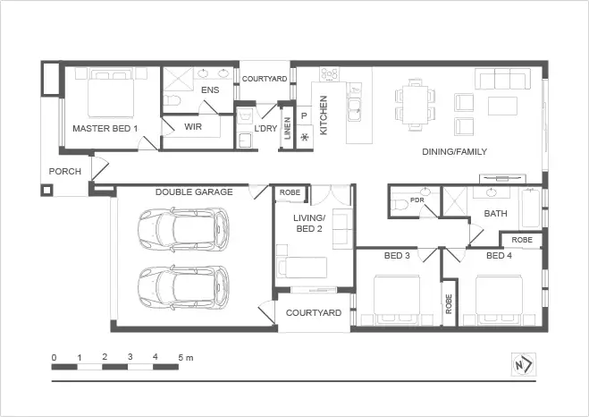 Floorplan of Homely house listing, 215 Ernstbrook Drive, Clyde VIC 3978