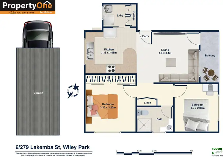 Floorplan of Homely apartment listing, 6/279 Lakemba Street, Wiley Park NSW 2195