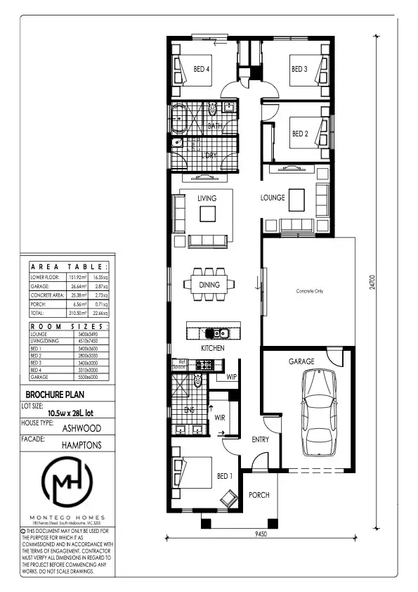 Floorplan of Homely house listing, Lot 31 Yellow Brick Road, Doreen, Doreen VIC 3754