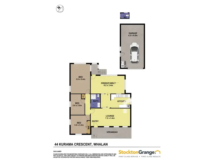 Floorplan of Homely house listing, 44 Kurama Cres, Whalan NSW 2770