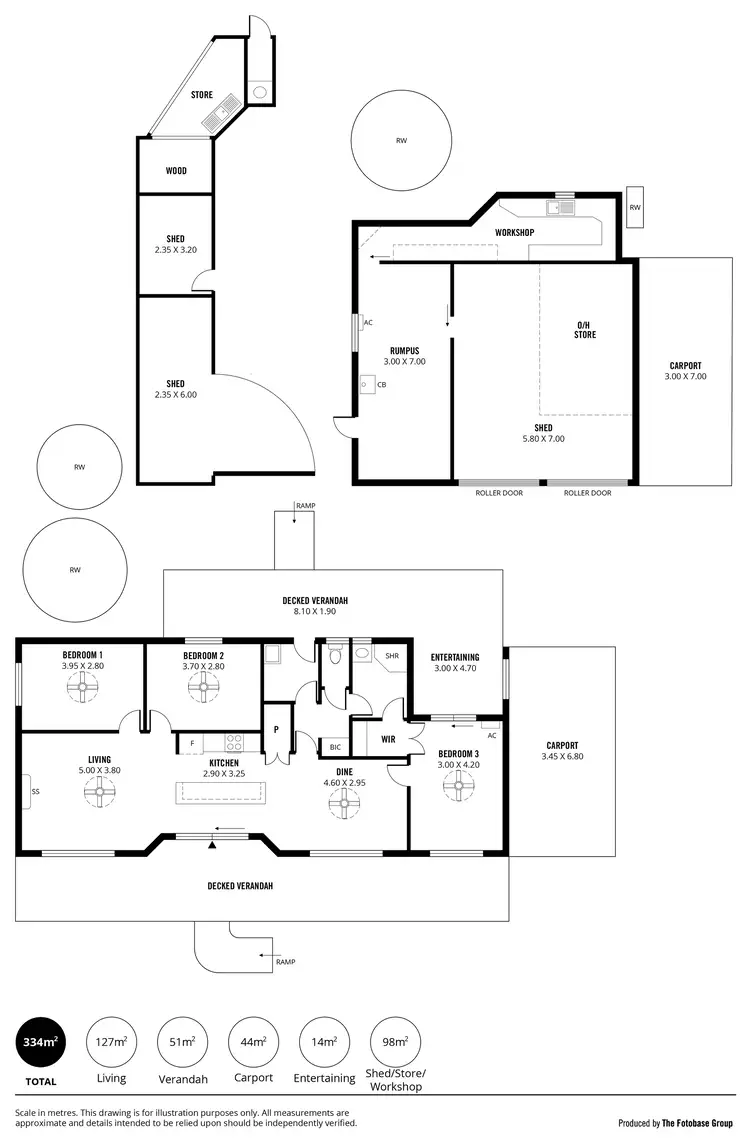 Floorplan of Homely house listing, 444 Seven Mile Road, Meningie SA 5264