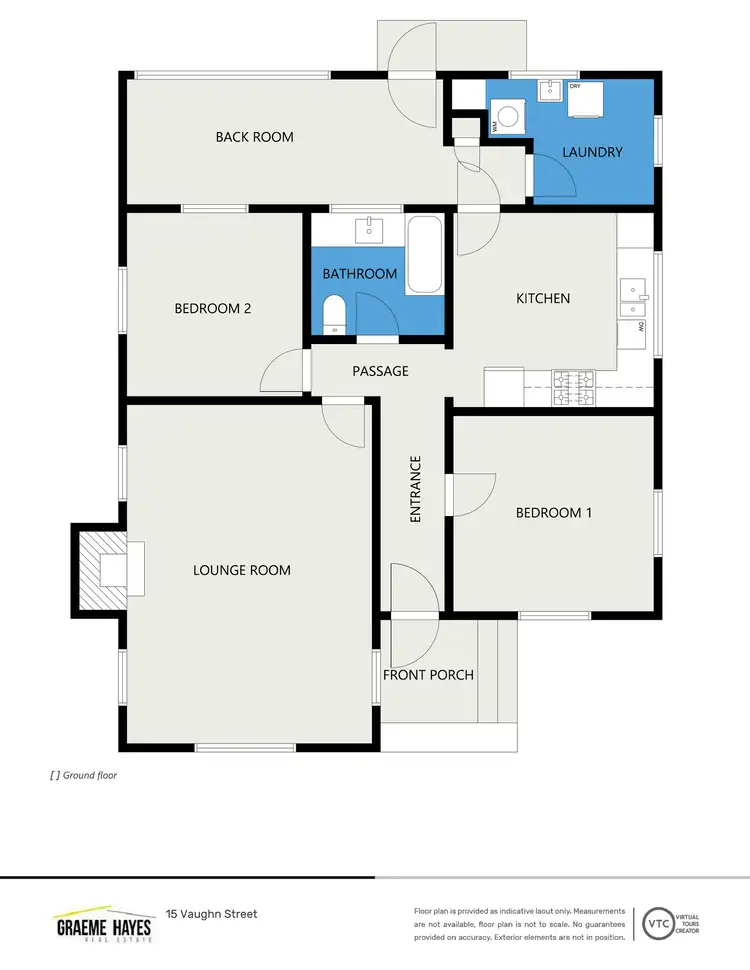 Floorplan of Homely house listing, 15 Vaughan Street, Kerang VIC 3579