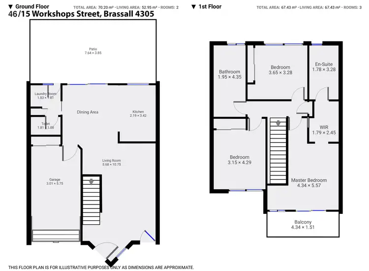 Floorplan of Homely unit listing, 46/15 WORKSHOPS STREET, Brassall QLD 4305
