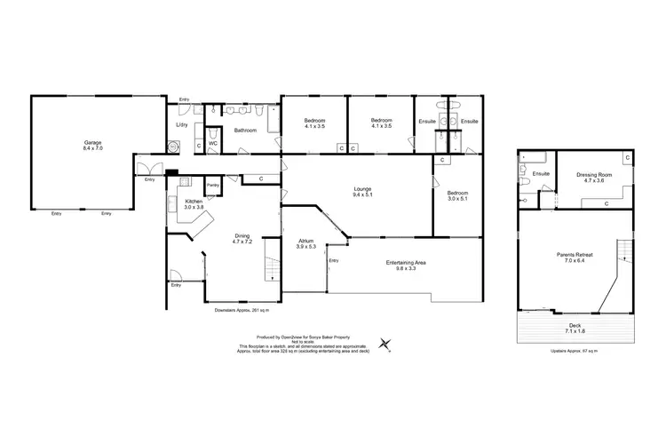 Floorplan of Homely house listing, 107 Old Bass Highway, Wynyard TAS 7325