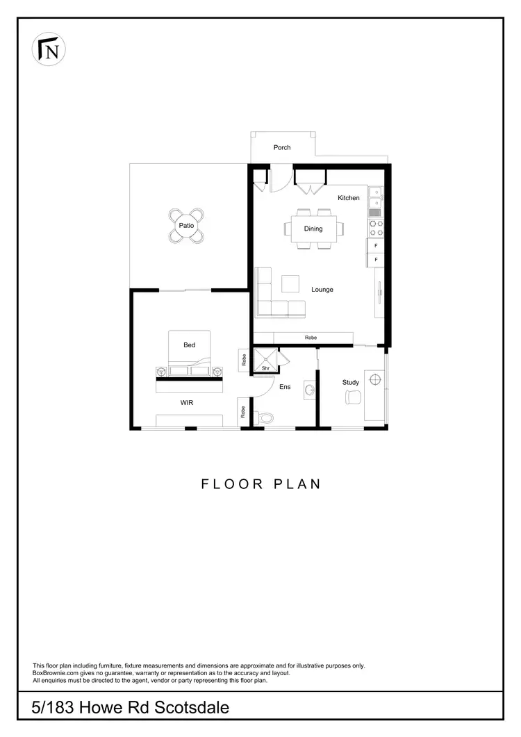 Floorplan of Homely house listing, 183 Howe Rd, Denmark WA 6333
