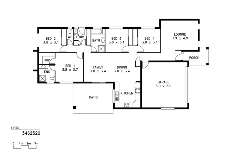 Floorplan of Homely house listing, Address available on request