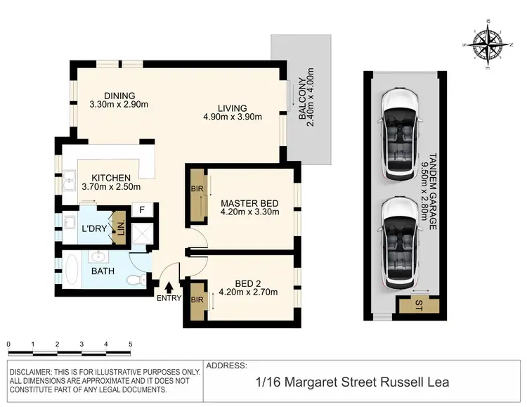 Floorplan of Homely apartment listing, 1/16 Margaret Street, Russell Lea NSW 2046