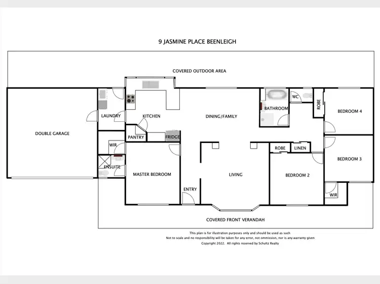 Floorplan of Homely house listing, 9 Jasmine Place, Beenleigh QLD 4207