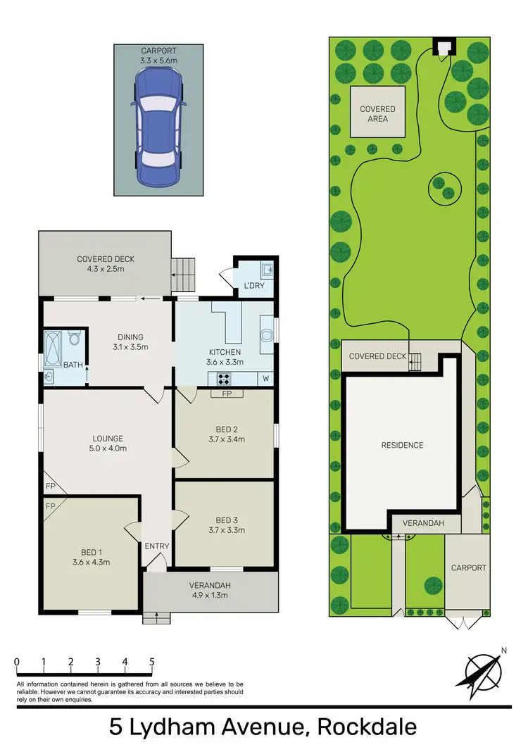 Floorplan of Homely house listing, 5 Lydham Avenue, Rockdale NSW 2216
