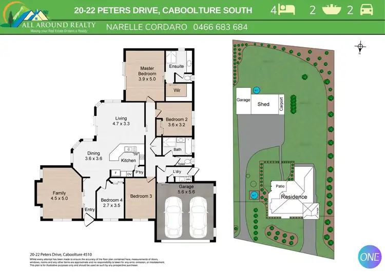 Floorplan of Homely house listing, 20-22 Peters Drive, Caboolture QLD 4510