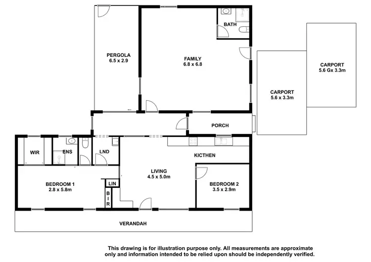 Floorplan of Homely house listing, 32-34 Donovans Road, Donovans SA 5291