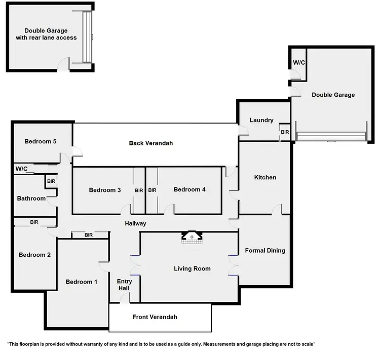 Floorplan of Homely house listing, 43 Devereux Street, Warracknabeal VIC 3393