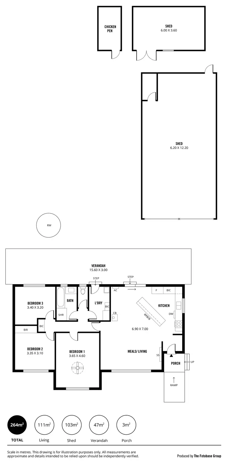 Floorplan of Homely house listing, 15 Bonney Street, Meningie SA 5264