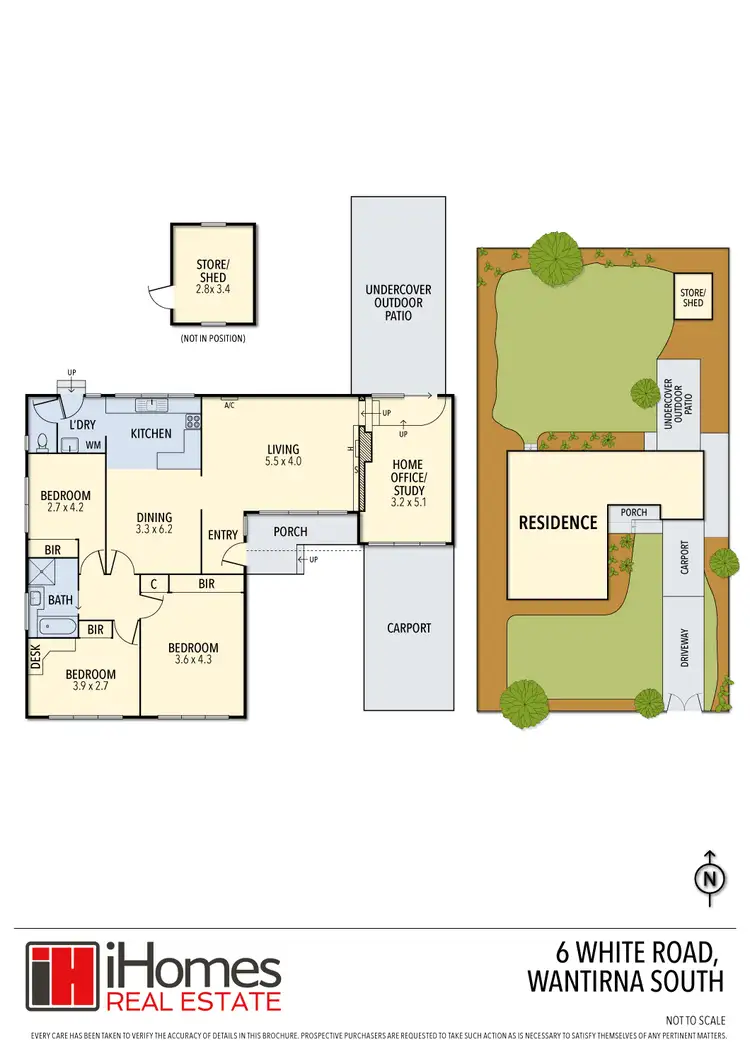 Floorplan of Homely house listing, 6 White Road, Wantirna South VIC 3152