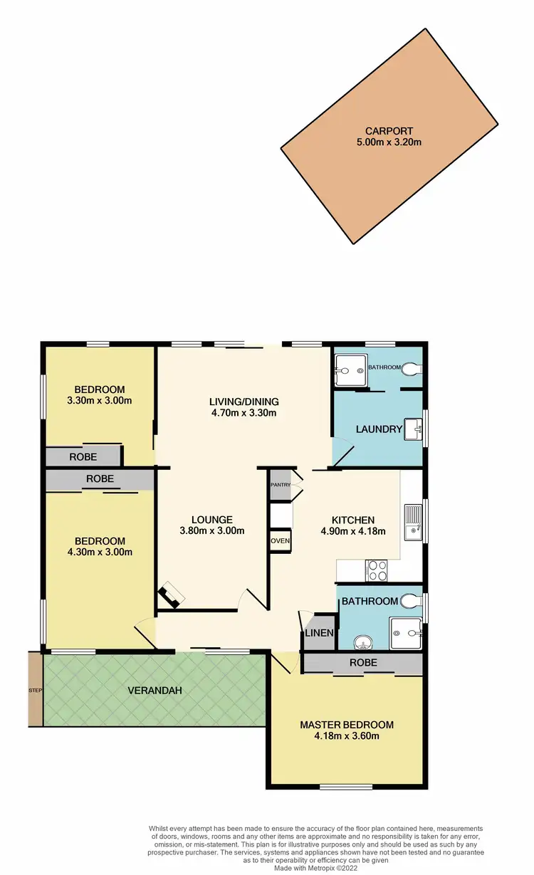 Floorplan of Homely house listing, 18 Byron Street, Beresfield NSW 2322