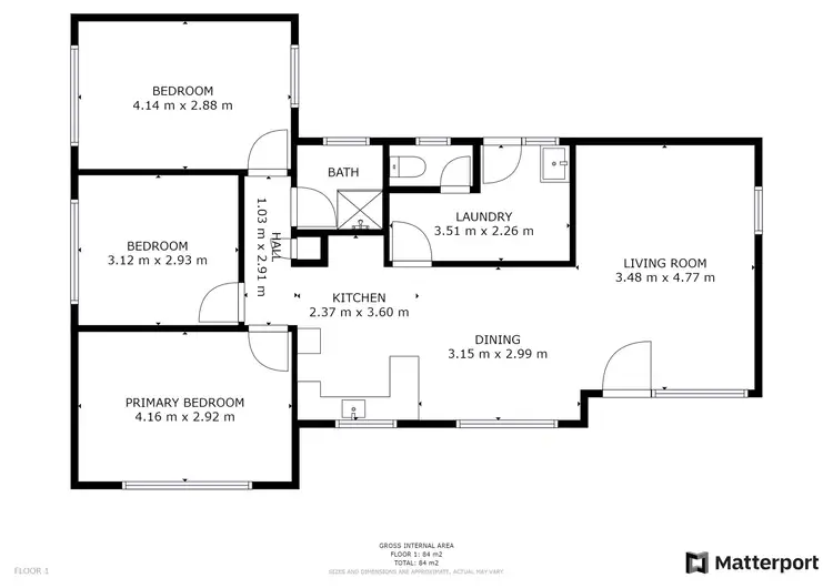 Floorplan of Homely house listing, 21 Belgravia Place, South Kalgoorlie WA 6430