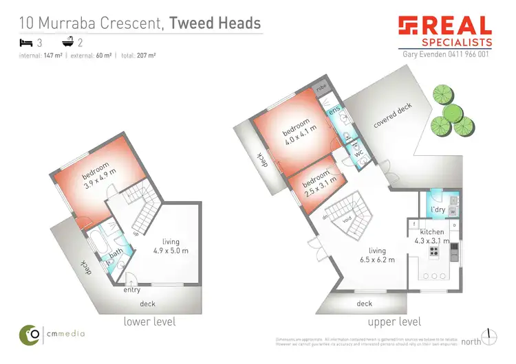 Floorplan of Homely house listing, 10 Murraba Crescent, Tweed Heads NSW 2485