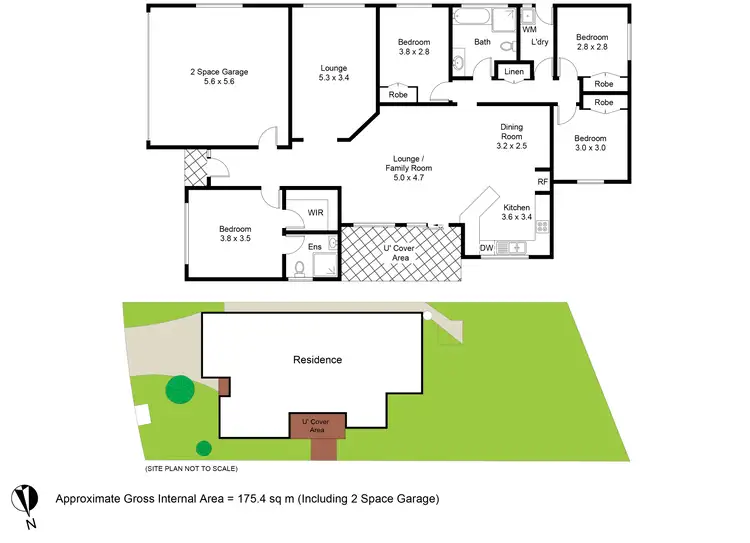 Floorplan of Homely house listing, 5 Hibiscus Crescent, Aberglasslyn NSW 2320