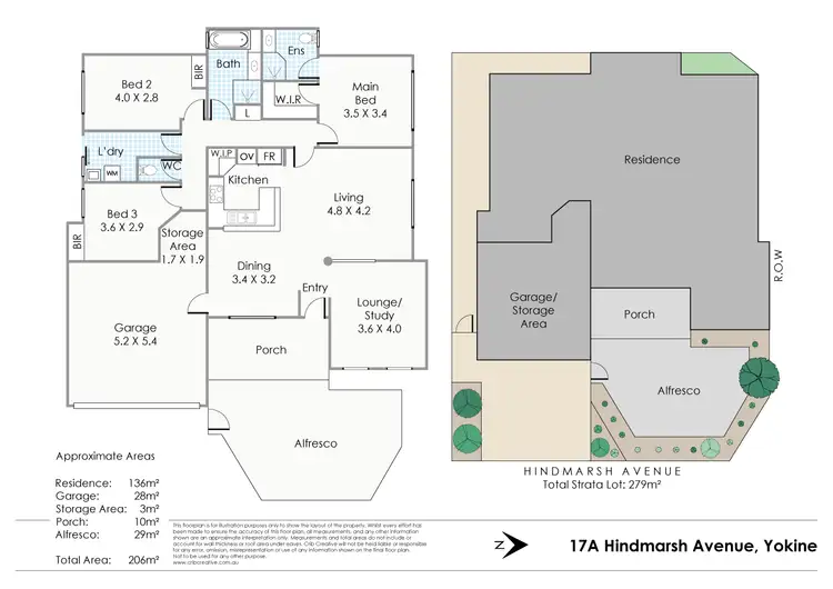 Floorplan of Homely house listing, 17A Hindmarsh Avenue, Yokine WA 6060