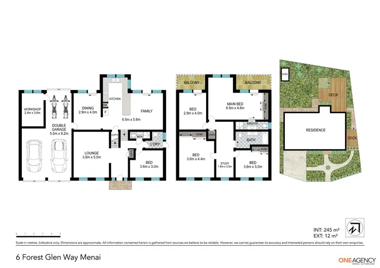 Floorplan of Homely house listing, 6 Forest Glen Way, Menai NSW 2234