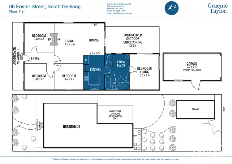 Floorplan of Homely house listing, 68 Foster Street, South Geelong VIC 3220