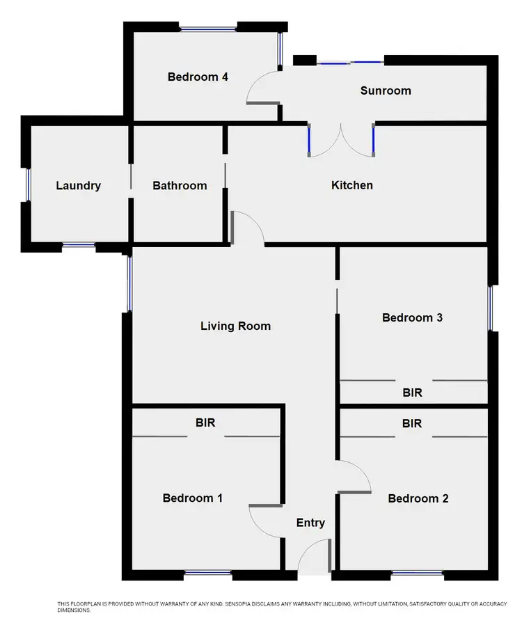 Floorplan of Homely house listing, 77 Anderson Street, Warracknabeal VIC 3393