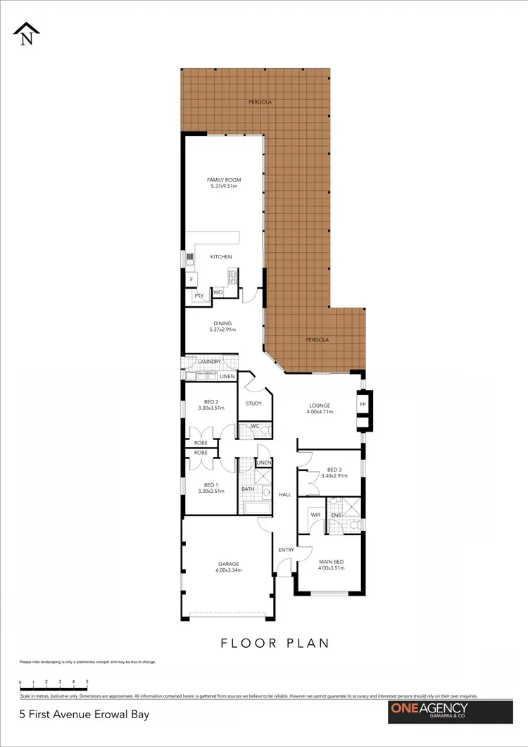 Floorplan of Homely house listing, 5 First Avenue, Erowal Bay NSW 2540