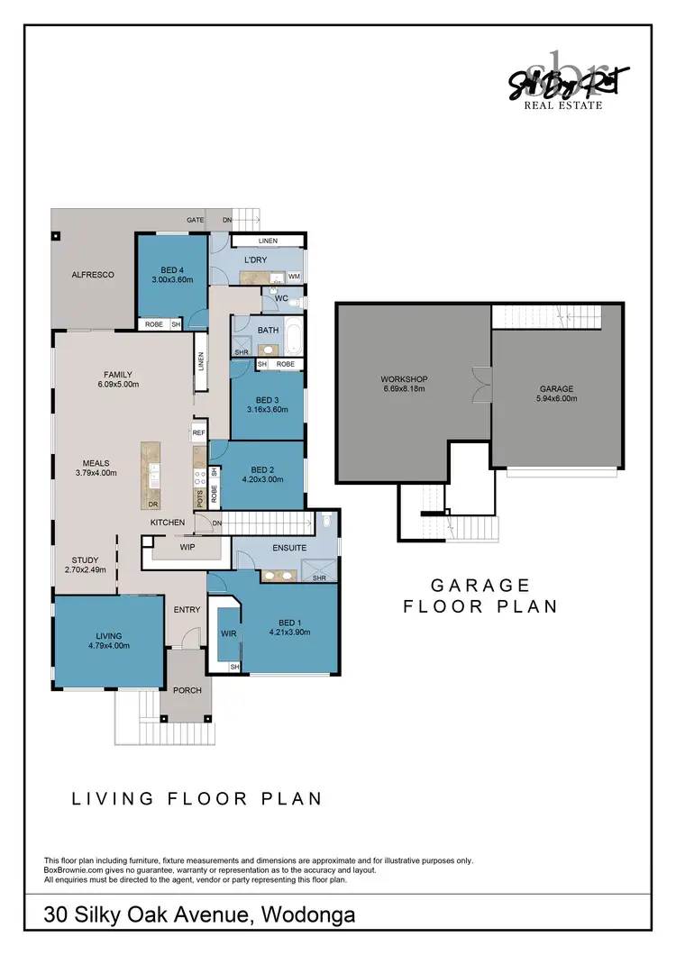 Floorplan of Homely house listing, 30 SILKY OAK AVENUE, Wodonga VIC 3690