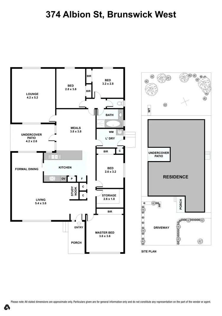Floorplan of Homely house listing, 374 Albion Street, Brunswick West VIC 3055
