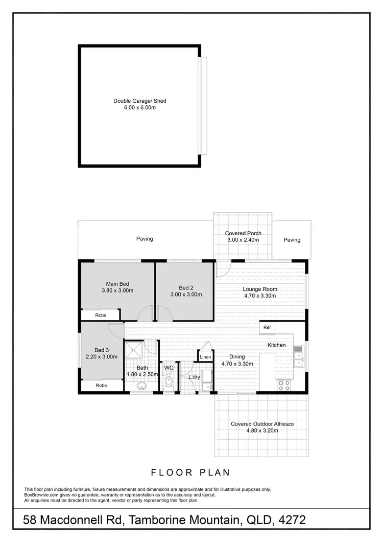 Floorplan of Homely house listing, 58 Macdonnell Road, Tamborine Mountain QLD 4272