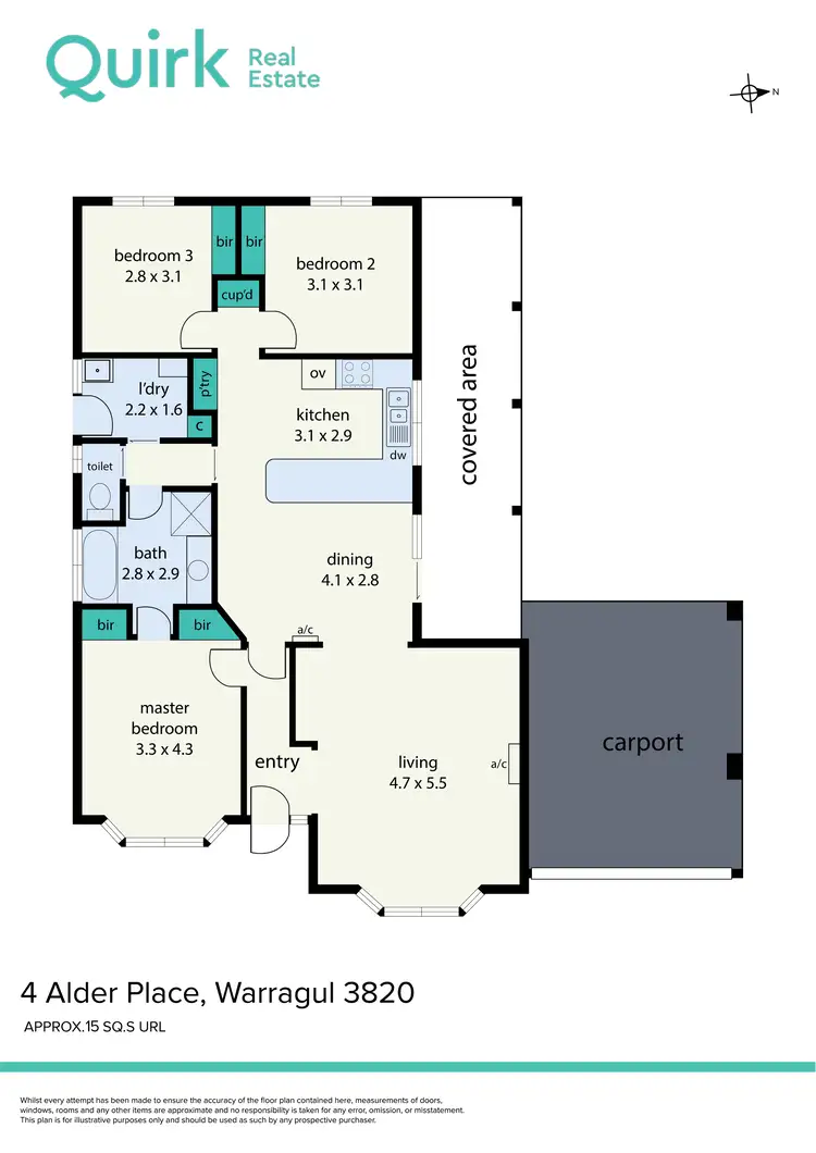 Floorplan of Homely house listing, 4 Alder Place, Warragul VIC 3820