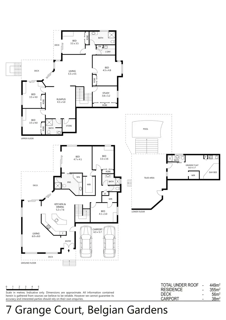 Floorplan of Homely house listing, 7 Grange Court, Castle Hill QLD 4810