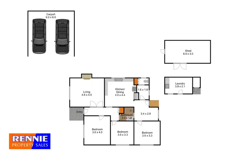 Floorplan of Homely rural property listing, 260 Prosper Valley Road, Budgeree VIC 3870