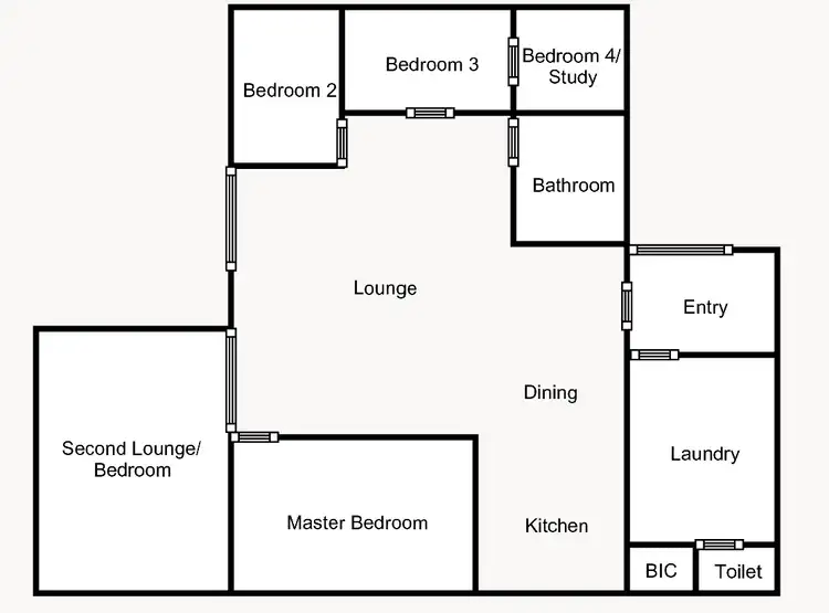 Floorplan of Homely house listing, 3 School Lane, Yanac VIC 3418