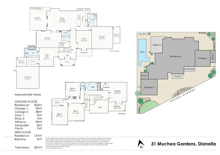 Floorplan of Homely house listing, 31 Muchea Gardens, Dianella WA 6059