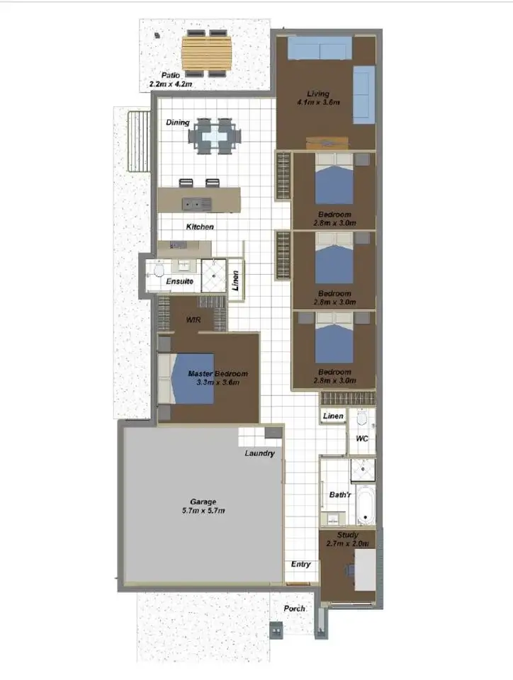 Floorplan of Homely house listing, 23 Mercer Street, Pimpama QLD 4209